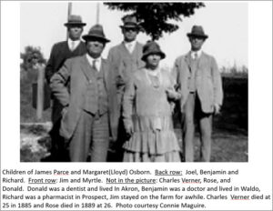 James Parce and Margaret Osborn Children